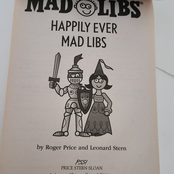 Mad Libs Mad About Mad Libs 100+ PAGES 5-in-1 LARGE * AS IS - Picture 15 of 16